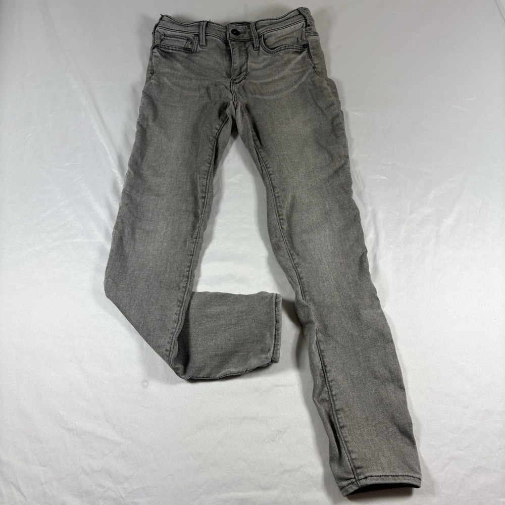 Anthropologie Pilcro and the Letterpress Mid Rise Distressed‎ Skinny Jeans SZ 27